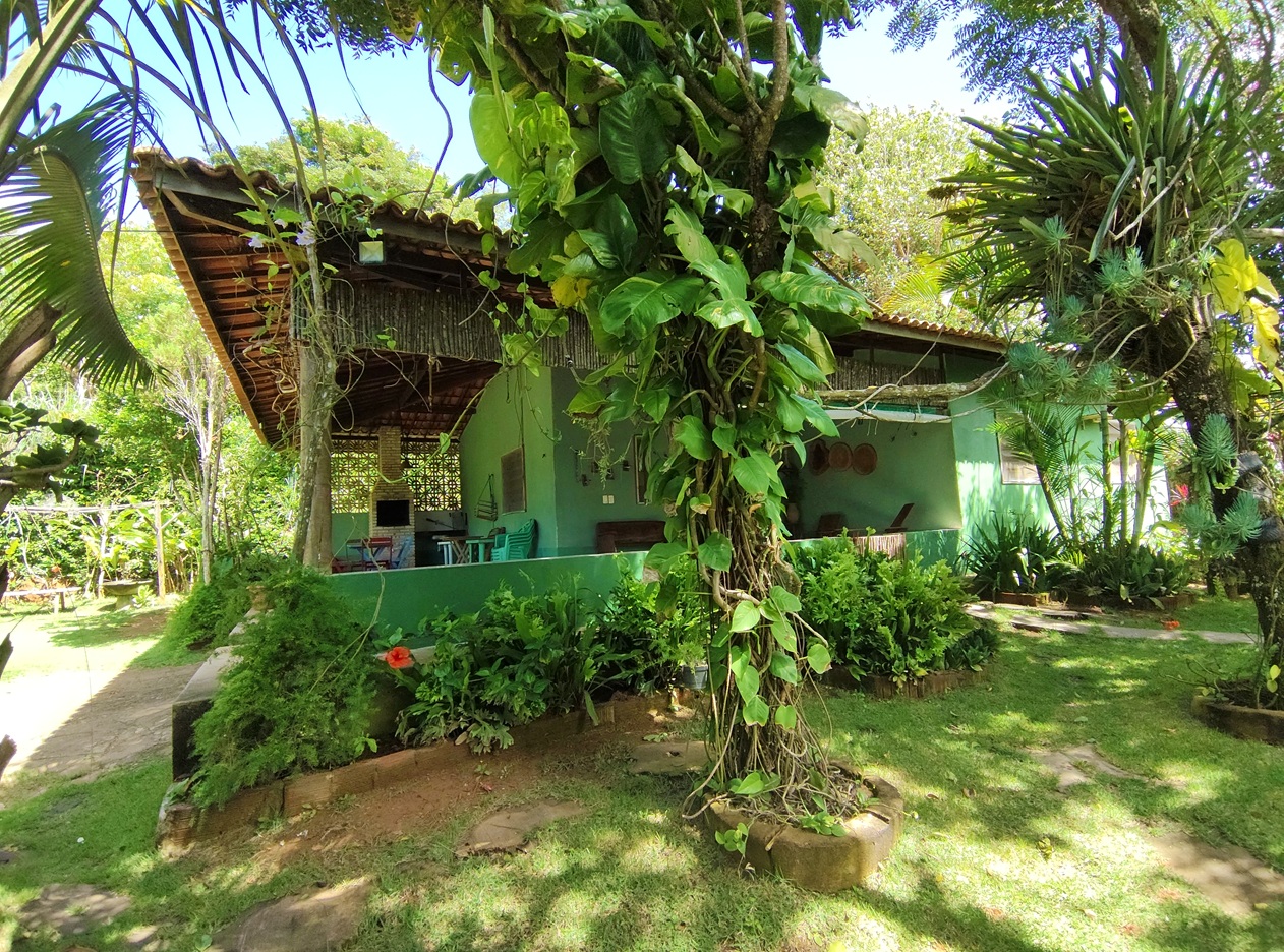 A casa inserida na natureza